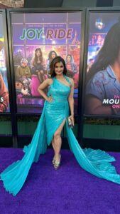 Anjali Bhimani Instagram - Looking back on all the red carpet fun from this year and marveling at the work of this glam team. @MelvinStyles is a styling wizard, and @michelleborbolla is a glam sorceress. Together, they’re my fairy godpeople always making me feel like the belle of the ball. Which is your favorite look? Getting inspiration for 2024! #redcarpetfashion #redcarpetdress #throwbackthursday #glamup #fashionlooks #anjalibhimani Hollywood, California