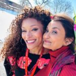 Anjali Bhimani Instagram - Winter Wonderland shenanigans at @gary.con There be mischief afoot, friends…stay tuned.😈❤️ @aliciamariebody Lake Geneva, Wisconsin