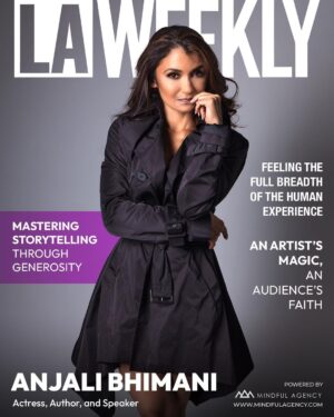 Anjali Bhimani Instagram - Grateful for the chance to share in LA Weekly why I care so much about storytelling and the power it can have for all of us. I truly feel that not just the choice of stories we tell but also the way we tell our stories has the power to change the world. And getting to be a part of the joy it can bring to people, the light it can shine, is everything. 

Check out the full article on LA Weekly at the link in bio!

📸: @matthewkennethstudios