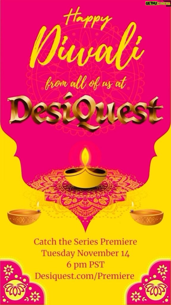 Anjali Bhimani Instagram - The gang at @desiquestshow wants to wish you Happy Diwali and Deepavali and all of the many other celebrations that happen this lovely time of year in our many South Asian regions and traditions. May your new year see all the Nat 20’s for love, prosperity, and joy (apparently beware eating too many barfis at the game table, trying Ash’s bretzels, and drinking around Laddoo Auntie (but Sitara and Murkha won’t tell…🤫) See you for the premiere of DesiQuest on Tuesday 10/14 at 6 pm PST at Desiqurst.con/premiere! And go to Desiquest.com to join our Patreon and see the full launch day schedule of awesome things! 🪔🎁✨ #desiquest #diwali2023 #ttrpg #dnd #desifood #roleplayinggames #desigamers #anjalibhimani #jasminebhullar #omarnajam #rekhashankar #sandeepparikh Los Angeles, California