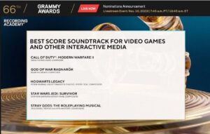 Anjali Bhimani Instagram - AHHHHHH! Stray Gods is nominated for a GRAMMY!!! So thrilled the epic hard work of @a.wintory @actualmontaigne and @tripodactual is getting this recognition because this music was an extraordinary feat. So grateful for their artistry and so grateful the @recordingacademy is acknowledging this massive achievement! 

#straygods #videogames #soundtrack #originalmusic #tripod #montaigne #austinwintory #grammyawards