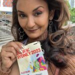 Anjali Bhimani Instagram - Australia photo dump 🇦🇺 Too much wonderfulness to process - so I’ll just say huge thanks and love to all the people who joined us for songs from Stray Gods on opening night at @sxswsydney , for my talk at JCM, and for our Stray Gods panel with the beautiful people at @summerfallstudios . Couldn’t have had a better time, couldn’t be more eager for next year’s festival as we wind down. 1 & 2. Repping Bad Auntie Productions and @summerfallstudios at @sxswsydney 3 & 4. Singing with @actualmontaigne & @officialtroybaker at opening night of SXSW Games at @fortresssydney 5. Troy KILLING it at the @sneakypossumbar (my new favorite name of a venue ever. 6. One of about 90 pics I took of the Sydney Opera House 7. The one casualty of my trip. Pretty sure that power cord isn’t gonna work anymore. . . . . . . #sxsw #sxswsydney #sydneyaustralia #darlingharbour #straygods #roleplaying #rpg #musicaltheater Sydney, Australia