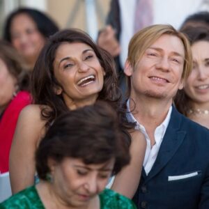 Anjali Bhimani Instagram - If someone had told me anytime before I met you that there would be someone in my life who would simply look at me the way you do and fill me with love, strength, fire, and joy, I wouldn’t have understood. I couldn’t have dreamt you up if I tried, @rickbarriodill . And if someone told me, when you DID show up and we first shared a stage together, that someday I’d be so ridiculously lucky that I’d get to share my life with you, I would never have believed it. You are light and joy and laughs and inspiration and adventure and strength and love love love. And here’s to living this incredible life from suits to sweatpants and glamour to fuzzy socks and snuggles and silliness and always inspiring each other to be better. And yes, laughing so hard at the end of the night that the giggles are keeping us from going to sleep. Especially that. 

I’m so grateful to the gods that you were born. Happy Birthday, sweet love. My Rickstar, my rockstar, my everything. 

#birthday #rickbarriodill #vintagetrouble #anjalibhimani #myboo #birthdaylove #rockstar #losanjalis #hollywood