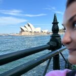 Anjali Bhimani Instagram - Australia photo dump 🇦🇺 Too much wonderfulness to process - so I’ll just say huge thanks and love to all the people who joined us for songs from Stray Gods on opening night at @sxswsydney , for my talk at JCM, and for our Stray Gods panel with the beautiful people at @summerfallstudios . Couldn’t have had a better time, couldn’t be more eager for next year’s festival as we wind down. 1 & 2. Repping Bad Auntie Productions and @summerfallstudios at @sxswsydney 3 & 4. Singing with @actualmontaigne & @officialtroybaker at opening night of SXSW Games at @fortresssydney 5. Troy KILLING it at the @sneakypossumbar (my new favorite name of a venue ever. 6. One of about 90 pics I took of the Sydney Opera House 7. The one casualty of my trip. Pretty sure that power cord isn’t gonna work anymore. . . . . . . #sxsw #sxswsydney #sydneyaustralia #darlingharbour #straygods #roleplaying #rpg #musicaltheater Sydney, Australia