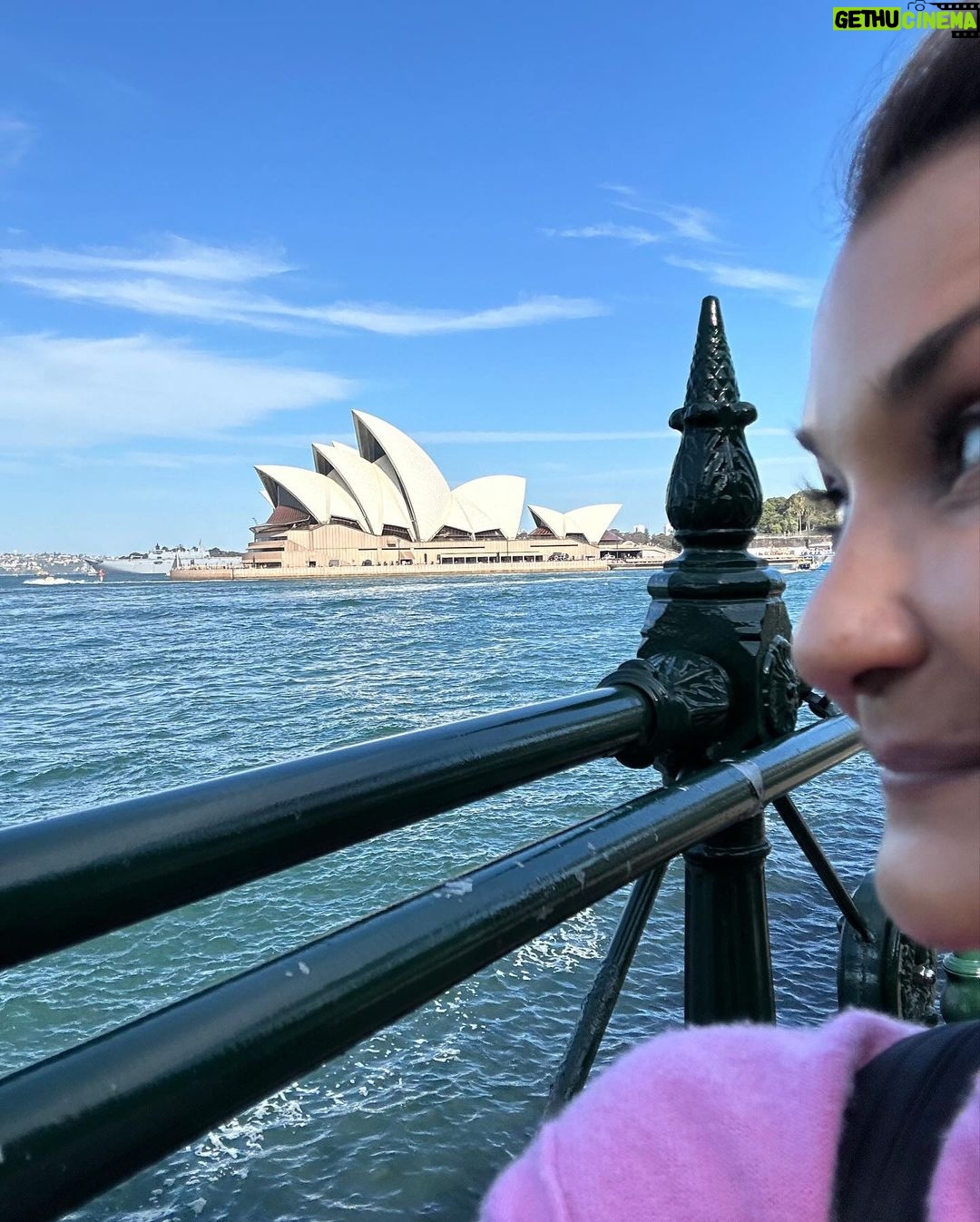 Anjali Bhimani Instagram - Australia photo dump 🇦🇺 Too much wonderfulness to process - so I’ll just say huge thanks and love to all the people who joined us for songs from Stray Gods on opening night at @sxswsydney , for my talk at JCM, and for our Stray Gods panel with the beautiful people at @summerfallstudios . Couldn’t have had a better time, couldn’t be more eager for next year’s festival as we wind down. 1 & 2. Repping Bad Auntie Productions and @summerfallstudios at @sxswsydney 3 & 4. Singing with @actualmontaigne & @officialtroybaker at opening night of SXSW Games at @fortresssydney 5. Troy KILLING it at the @sneakypossumbar (my new favorite name of a venue ever. 6. One of about 90 pics I took of the Sydney Opera House 7. The one casualty of my trip. Pretty sure that power cord isn’t gonna work anymore. . . . . . . #sxsw #sxswsydney #sydneyaustralia #darlingharbour #straygods #roleplaying #rpg #musicaltheater Sydney, Australia