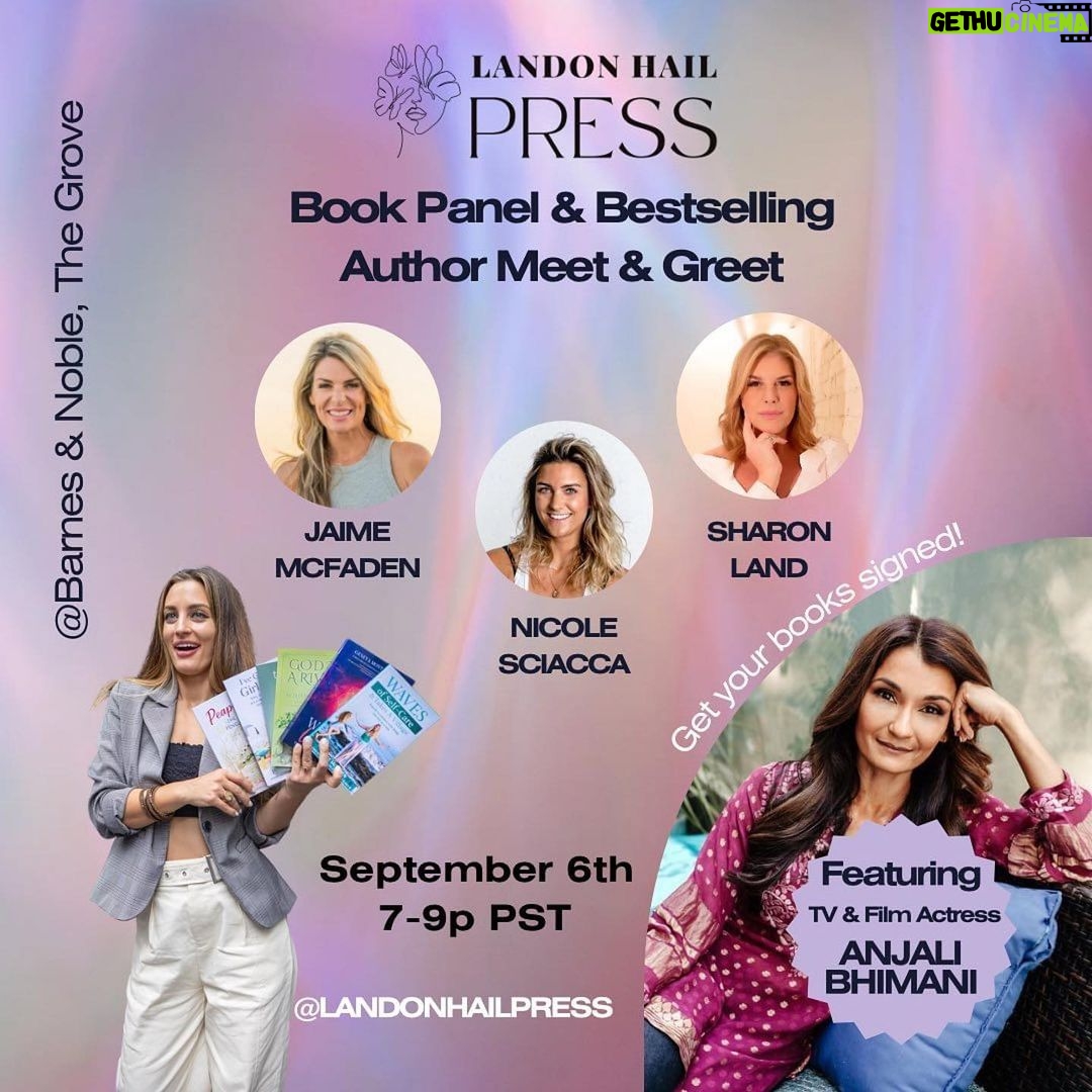 Anjali Bhimani Instagram - Los Angeles! (Or really all of SoCal!) Come join me and these incredible women for a rare in-person signing event at Barnes & Noble at the Grove next WEDNESDAY September 6 from 7-9 pm! Having just been in the room with them all at FEMPOWERED live in Denver, I can attest that being in the room with them will give you LIFE! I and my dear friend, author and publisher @iamsamanthajoy will be moderating a discussion with authors @sharonjeanland @jaimemcfaden and @nicolesciacca and we’ll all be sticking around afterwards to sign books and celebrate together with you all. It’s a gathering you won’t want to miss! Who’s coming to fun size their week next week with us? 💪🏽💥🩷 . . . . . . . . . . #booksigning #selfcarejourney #selflove #author #booklife #ambition #bestseller #fempowered #barnesandnoble #authorslife #authorscommunity #authorgram #womeninwriting #bookstagrammers #booksonbooks #booksofinsta #bookstagram #bookshelves #bookhaul #indieauthor #authorsofinsta #iamfunsize #losanjalis Barnes And Nobles @ The Grove
