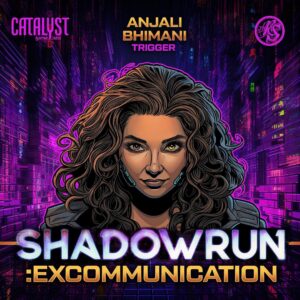 Anjali Bhimani Instagram - 🚨 CHARACTER REVEAL! 🚨 @sweeetanj will be playing TRIGGER the Dwarf Decker in the #shadowrun liveplay series by @realmsmithtv and @catalystgamelabs

Stay tuned for a new character reveal every day leading up to the premiere on Aug 30th at 8pm ET (5PT)! (Link in Bio)

#ttrpg #tabletoprpg #actualplay #shadowrunner #shadowrunners
