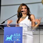 Anjali Bhimani Instagram – What a joy and injection of food for the soul last night at the @asiasocietyla ‘s Game Changer Awards. Just a few of the highlights (because we didn’t get nearly all of it on camera!)

1-2: Proof I can’t give a speech or tell a story without waving my hands around in excitement

3: The honorees and presenters including @therealshannonlee and the cast of Warrior , @beherelater the creator of BEEF,  the team from #GodzillaMinusOne, and the gorgeous @katie_soo who spearheads the Asia Society and blows my mind.

4 & 5: A little red carpet love with more of Mom’s baller Indian jewelry that she passed down to me years ago 

6: With our boy @steveyeun who I still can’t help texting every time I see him crushing it onscreen (so he gets a lot of texts)

7: With @anderson._paak who is so magnificent and such an inspiration I can’t figure out how to describe him in this picture

8: Anjali, tell us about your entire career in 10 seconds or less in a way every Asian actor can relate to…🤩

And thanks as always to @michelle.borbolla for the glam magic! 

#asiasociety #gamechanger #southasian #womensupportingwomen #anjalibhimani #andersonpaak #stevenyeun Skirball Cultural Center