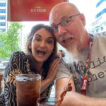 Anjali Bhimani Instagram – Awesome August Day 6 – Fond Reunions with Dear Friends!
I am so so so grateful that life brings me to so many places that I get to reunite with dear friends all over the world, including this big, sweet fella who I’ve known for longer than I usually admit I’ve been alive. @greggessex I still have so many fond memories of our geekdom and goofiness together, of sharing art and wonder, and being in awe of your ability to figuring out pretty much ANYTHING works or is made. Here’s to catching up after far too many years, and here’s to life keeping you healthy and happy. Such an unexpected and wonderful joy to get to see you at @gen_con !
.
.
.
.
.
#gamers #oldfriends #doglovers #northwestern #northwesternuniversity #wildcats #anjalibhimani #iamfunsize