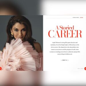 Anjali Bhimani Instagram - “You don’t look for the door. You make the door.”

Huge gratitude to Seema Magazine for this cover and spread in their May issue, and to @seema1030 herself for the wonderful conversation and for creating @seemanetwork . Getting to talk about so many different forms of storytelling and shout out some of my favorite desi sisters and collaborators like @sabrinabesla and @thatbronzegirl was such an honor. If you had told that 8 year old girl in the third pic standing in her Wonder Woman Underoos that decades later she would have a career spanning from Broadway to TV to video games to producing to writing books to coming full circle and playing D&D with her friends to share stories with the world, I don’t think her young mind would have comprehended the possibility. (Either that or she would have said, “Well, sure that sounds fun…but what ELSE are we gonna do?”)

Check out the full article in the May issue at Seema.com !

PS the fact that that pic of me as a kid made it into a worldwide publication kind of makes my life complete.

P.P.S. Since I was so sad to miss the @goldhouseco gala last night because of work out of town, I’m glad i could still represent with this beautiful gold dress on the cover by @niko_niko_design !

Cover & main photo:
📸: @dianalragland 
💄: @edwardcruz 
💇🏻‍♀️: @mashyourhair 
Stylist: @suki718stylist 
Cover Gown: @niko_niko_design 

Wonder Woman photo and badass attitude handed down by my mom.

#seemamagazine #desigirl #desigirls #indianactress #southasian #familygoals #actresses #covergirl #coverstory #glammakeup #redcarpetfashion #symmetra #rampart #msmarvel #ttrpg #desiquest #broadway #bestsellingauthor #anjalibhimani #iamfunsize #losanjalis
