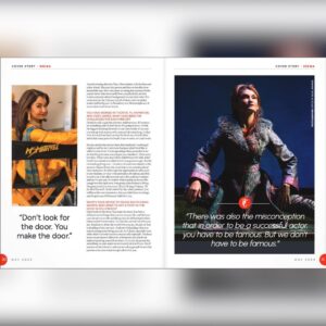 Anjali Bhimani Instagram - “You don’t look for the door. You make the door.”

Huge gratitude to Seema Magazine for this cover and spread in their May issue, and to @seema1030 herself for the wonderful conversation and for creating @seemanetwork . Getting to talk about so many different forms of storytelling and shout out some of my favorite desi sisters and collaborators like @sabrinabesla and @thatbronzegirl was such an honor. If you had told that 8 year old girl in the third pic standing in her Wonder Woman Underoos that decades later she would have a career spanning from Broadway to TV to video games to producing to writing books to coming full circle and playing D&D with her friends to share stories with the world, I don’t think her young mind would have comprehended the possibility. (Either that or she would have said, “Well, sure that sounds fun…but what ELSE are we gonna do?”)

Check out the full article in the May issue at Seema.com !

PS the fact that that pic of me as a kid made it into a worldwide publication kind of makes my life complete.

P.P.S. Since I was so sad to miss the @goldhouseco gala last night because of work out of town, I’m glad i could still represent with this beautiful gold dress on the cover by @niko_niko_design !

Cover & main photo:
📸: @dianalragland 
💄: @edwardcruz 
💇🏻‍♀️: @mashyourhair 
Stylist: @suki718stylist 
Cover Gown: @niko_niko_design 

Wonder Woman photo and badass attitude handed down by my mom.

#seemamagazine #desigirl #desigirls #indianactress #southasian #familygoals #actresses #covergirl #coverstory #glammakeup #redcarpetfashion #symmetra #rampart #msmarvel #ttrpg #desiquest #broadway #bestsellingauthor #anjalibhimani #iamfunsize #losanjalis