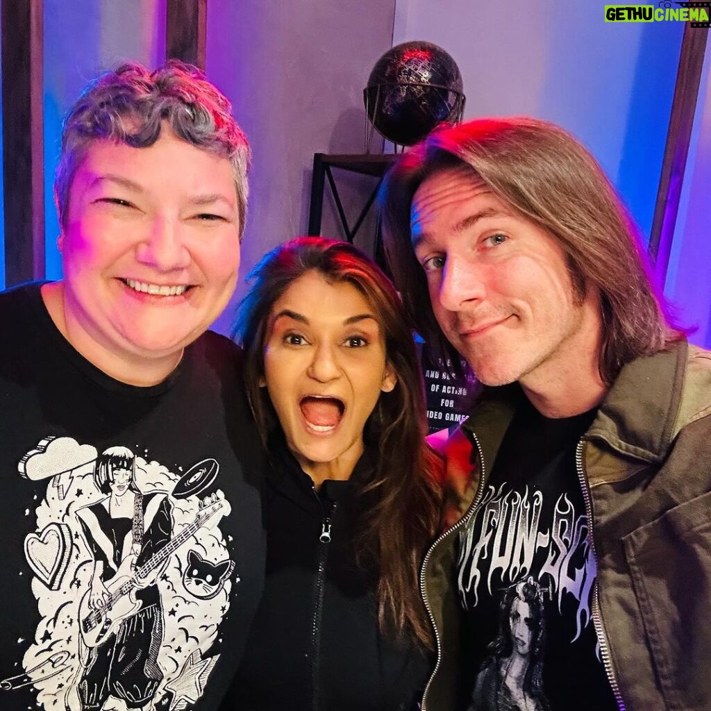 Anjali Bhimani Instagram - EPISODE 1 of The Character Select Podcast is available NOW! Link in bio! Couldn’t have asked for a better first guest than our beloved boy @matthewmercervo who may be famous for his voice but who truly leads with his heart. Check it out as Matt shares story about his baller gaming grandma, his intro to voice acting, and why he feels that @the_david_hayter ‘s performance as Solid Snake in Metal Gear Solid changed the game (literally and figuratively) Listen and subscribe on Apple Podcasts or Spotify and watch on YouTube at @charselectpod . And for more goodies and content, join our Patreon at Patreon.com/characterselectpodcast !