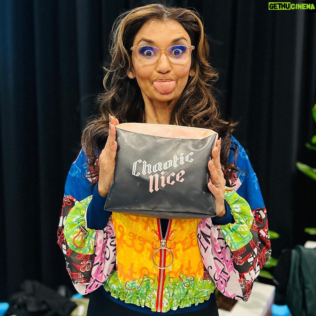 Anjali Bhimani Instagram - It’s 50-50 what you’ll get, but both are awfully fun. Thanks @pamegacorp _ for the most fun makeup bag I’ve ever had! #Silly #TTRPG #DND #dungeonsanddragons #Alignment #AnjaliBhimani #iamfunsize #roleplayinggame Billund, Denmark
