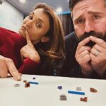 Anjali Bhimani Instagram - The plot thickens…🤔 @luis.carazo #denmark #legohouse #legobricks #mondaymood #anjalibhimani #luiscarazo #iamfunsize Billund, Denmark