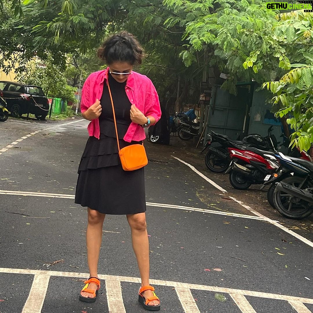 Anjana Rangan Instagram - ๐ฉท๐งก๐ค๐๐๐ค He makes my life colourful ๐ซฐ๐งฟ