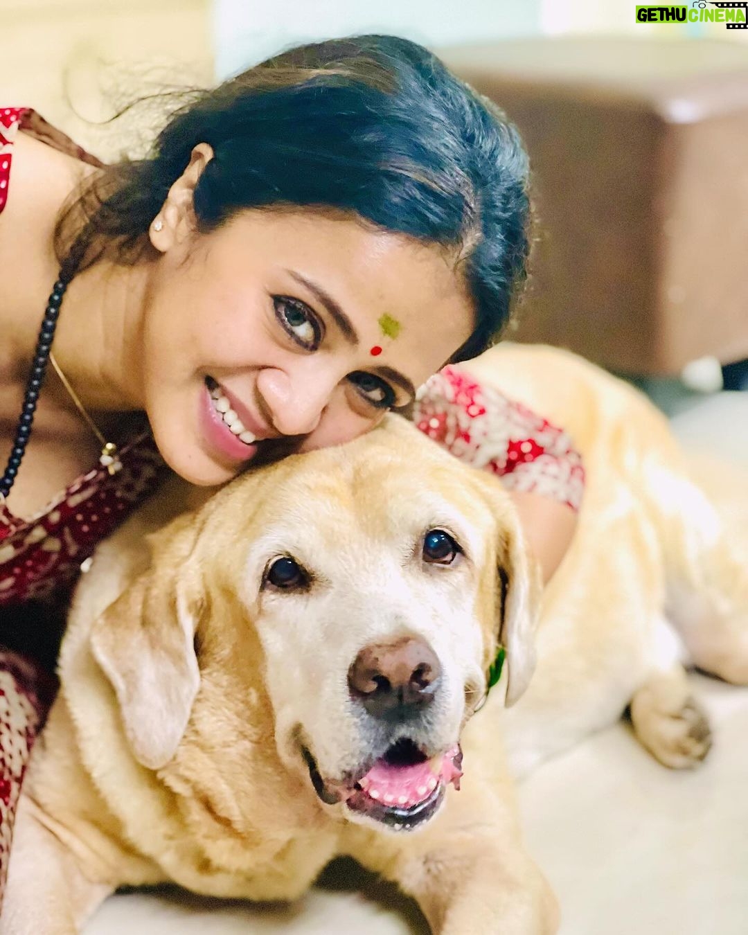 Anjana Rangan Instagram - FIDO My boyyyy ♥️😘💫 PC : @padambyveni
