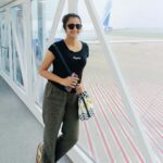 Anjana Rangan Instagram - Home bound ! ♥️ Brilliant event with the best team in the town @renaissance.events #kheloindia #kheloindiayouthgames