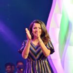 Anjana Rangan Instagram - My happy place ♥️♥️♥️♥️ #onstage #nofilterneeded ! P.S song just for the dress😂😝