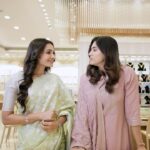Anju Kurian Instagram - “Embarking on a delightful surprise adventure with my darling Anju! 🛍️💖 Join me as I plan a spontaneous store visit, filling our day with laughter and love. Witness the joy in Anju’s eyes as she discovers the sweet surprise I’ve arranged for women’s day, turning ordinary moments into cherished memories. Here’s to the magic of friendship and the joy of creating beautiful moments together! 🌟 #GRTJewellers #HappyWomensDay #SurpriseAndSmiles #Ad