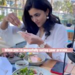 Anju Kurian Instagram – When you are trying to enjoy your protein, but your parents just can’t stop roasting your gym expenses 🙆‍♀️.
#savageparents #fitfamroasts #fitnesslife #dietlife