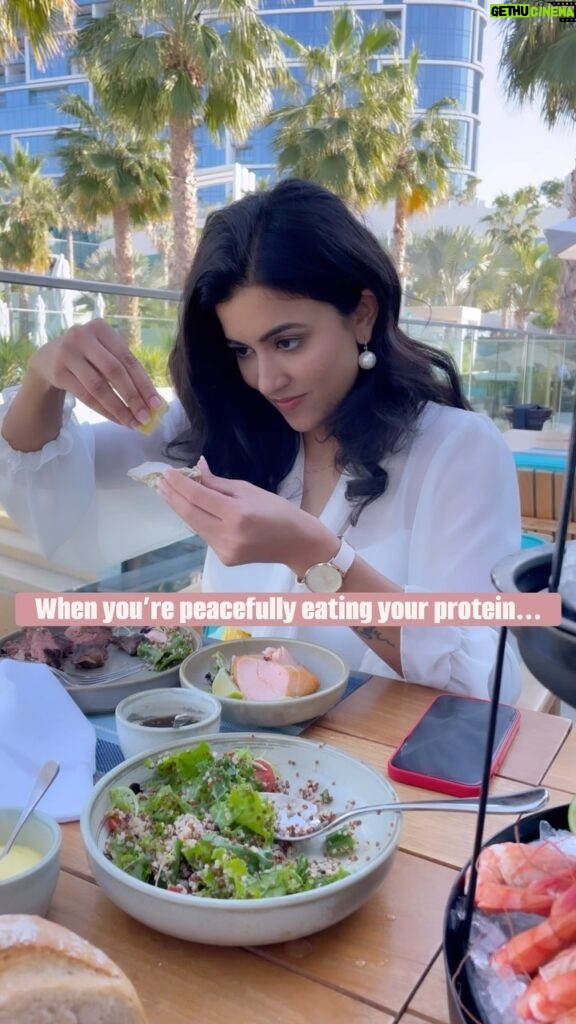Anju Kurian Instagram - When you are trying to enjoy your protein, but your parents just can’t stop roasting your gym expenses 🙆‍♀️. #savageparents #fitfamroasts #fitnesslife #dietlife