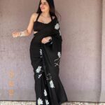 Ankitta Sharma Instagram - 🖤🤍🖤🤍 Outfit: @lavanyathelabel Brand PR: @styling.your.soul x @socialpinnaclepr MUA: @sonugupta9588