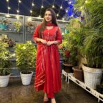 Ankitta Sharma Instagram - शुभ दीपावली ❤️ Wearing @bunaai