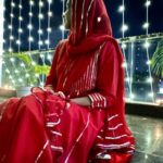 Ankitta Sharma Instagram - शुभ दीपावली ❤️ Wearing @bunaai