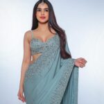 Ankitta Sharma Instagram - Falling in love with wearing sarees! ❤️‍🔥 Saree @kaaishabyshalini Maangtika by @shillpapuriidesignerjewellery Styled by @shrushti_216 Makeup by @sunny_makeup_artist Hair by @makeupnhairbyashi 📸 @smileplease_25