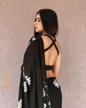 Ankitta Sharma Instagram - 🖤🤍🖤🤍

Outfit: @lavanyathelabel 
Brand PR: @styling.your.soul x @socialpinnaclepr
MUA: @sonugupta9588