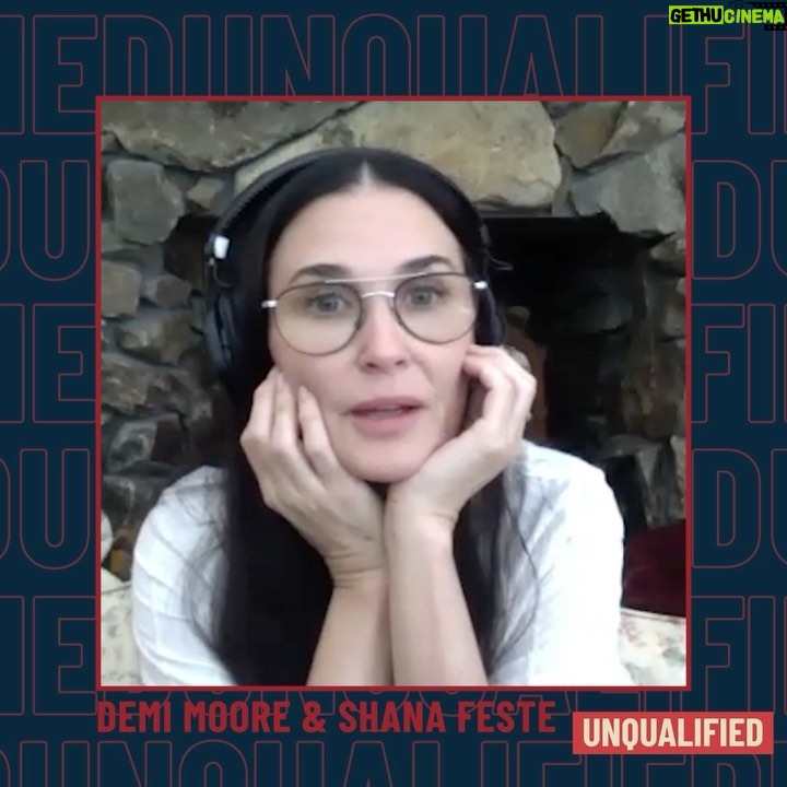 Anna Faris Instagram - On this week’s episode of @unqualified I got to talk with @demimoore and @festeshana. What incredibly talented women.
