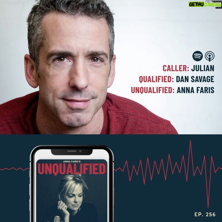 Anna Faris Instagram - I’m so happy to have someone like @dansavage to help me give out some qualified advice on this week’s episode of @unqualified