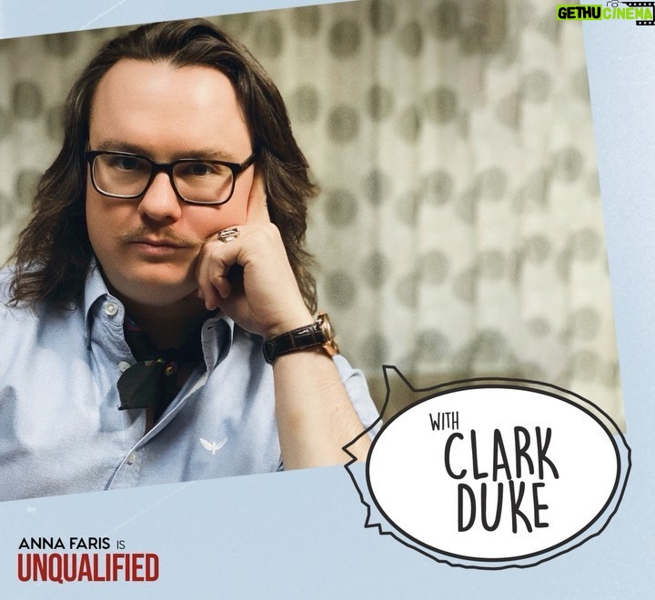 Anna Faris Instagram - I think it was his love of movies that pulled @clarkduke away from a potential career in wrestling. @unqualified
