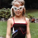 Anna Faris Instagram - Had a super fun pool day today!!! Don’t hate on the cutes-that’s a little early swagger (before headgear)