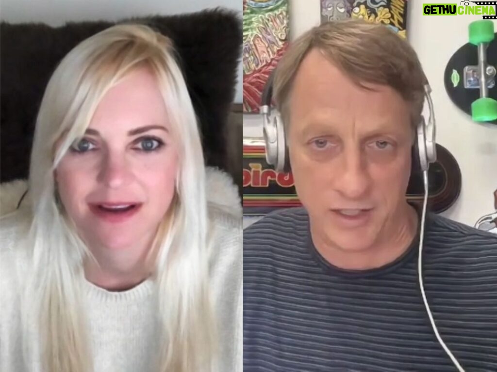Anna Faris Instagram - This week's guest on @unqualified… skateboarding legend @TonyHawk! Listen on Apple Podcasts or wherever you get your podcasts!