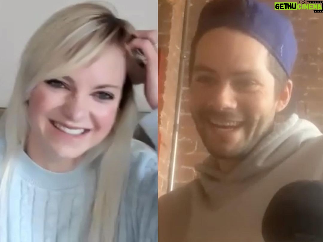 Anna Faris Instagram - This week on @unqualified I get to know Dylan O'Brien who seems willing to overlook your curious interest in serial killers but not your belief that the earth is flat…