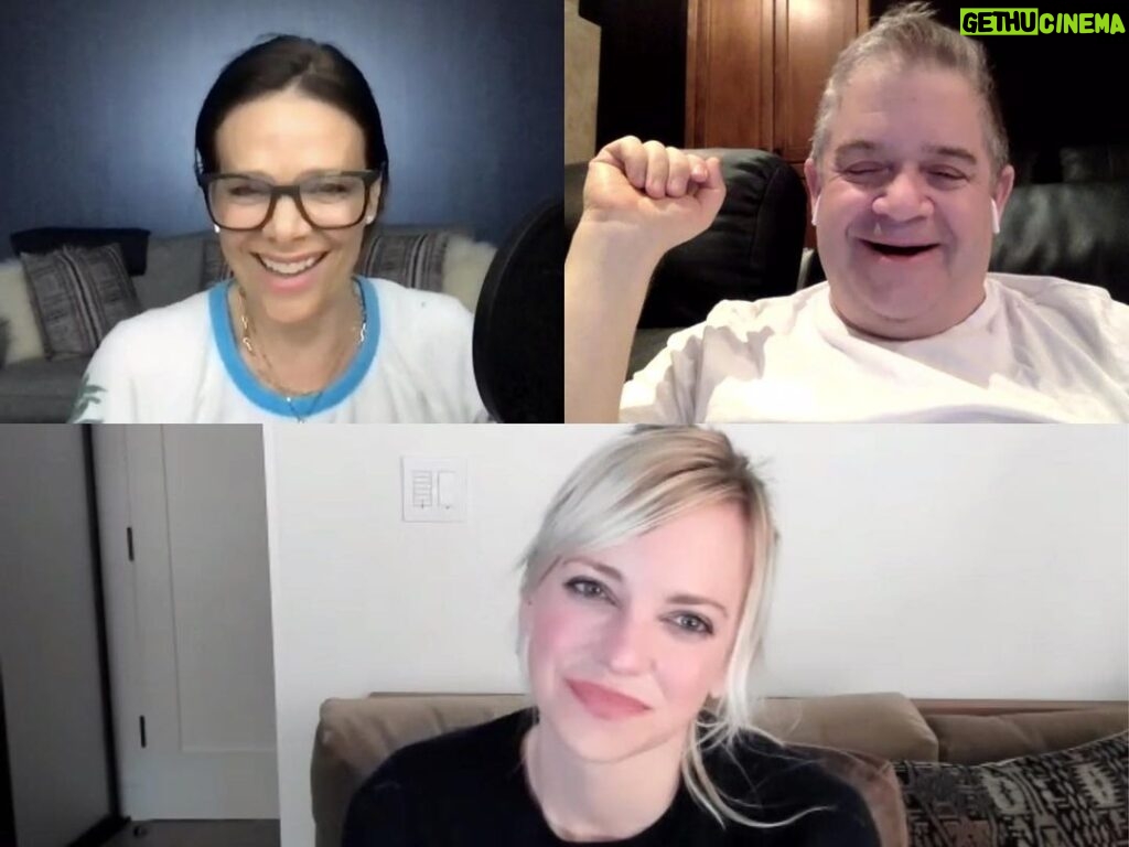 Anna Faris Instagram - One of my favorite couples, @pattonoswalt and @meredithsalenger, join me on @unqualified this week! Tune in to hear their love story, my love story, their great advice to our wonderful callers and more!