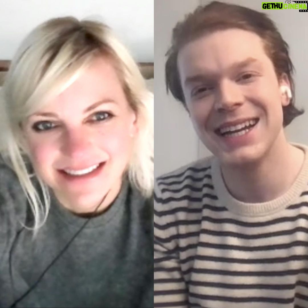 Anna Faris Instagram - On this week’s @unqualified episode… @cameronmonaghan!