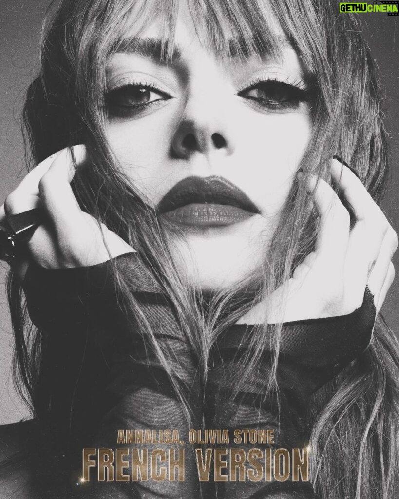 Annalisa Scarrone Instagram - Bonjour / Sorpresa 🖤 Da domani “Sinceramente - French Version” con Olivia Stone fuori ovunque 🩸 #Sinceramente