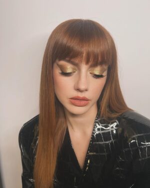 Annalisa Scarrone Instagram - Bonjour 💛✨ 
@yslbeauty #makeup #adv #yslbeauty