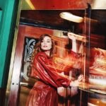 Annie Murphy Instagram - Thank you to @marieclairemag for helping me face my greatest fears: single chairs, and revolving doors. Not pictured: death, eggplant, and that frigging scene in Parasite. --------------------- 📸 @tylerjoe ✂️ @sabsthegoodgirl 💄 @delinamedhin 👗 @cryoungin ✏️ @danismcnally