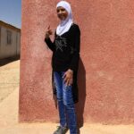 Annie Murphy Instagram - Today, I went to Azraq Refugee Camp in Jordan and was fortunate enough to meet three young Syrian women (and their six brothers and sisters), who are more intelligent, driven, capable, and talented than me or anyone in my social circle (close and distant), combined. . Asma, 17, was not only the first girl to ride a bike in the camp, but has earned her black belt in taekwondo, has made an incredible short documentary, and wants to go into business management when she grows up. . Rayan, 14, is not only ferociously studying English and film, but is sitting on her student council educating other young women about the dangers of child marriage and the importance of a continued education, and wants to become a pediatrician when she grows up. . Zainab, 11, is not only one level away from her black belt, and studies film and English, but sits on her school council to raise awareness about anti-bullying, and wants to be a fashion designer when she grows up. . On top of this, these girls are kind, generous, fun, welcoming, and brimming full of hope for their futures, which they deserve to be the absolute brightest. @carecanada #carecanadaambassador . To find out how to help out these sparkles, and people like them, you can visit www.care.ca