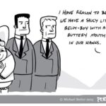 Annie Murphy Instagram - To all my fellow saucy little belly-boys out there, I’d like to present...my favourite cartoon. ✏️: @perfectsundaycomic