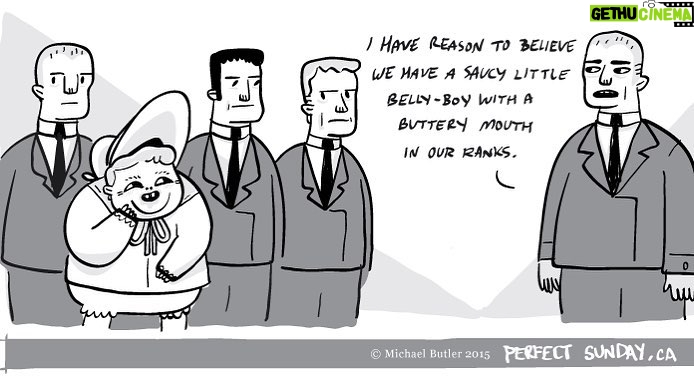 Annie Murphy Instagram - To all my fellow saucy little belly-boys out there, I’d like to present...my favourite cartoon. ✏️: @perfectsundaycomic