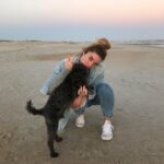 Annie Murphy Instagram - He said yes!!!!!!! . *This is more of an engagement photo shoot joke, and less of an I adopted a dog announcement. I am still very much in search of my perfect dog-mate, so... Wrightsville Beach, North Carolina