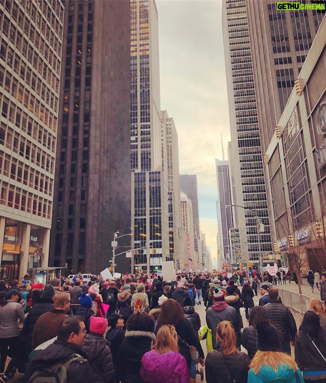 Annie Murphy Instagram - This felt. Really. Fucking. Fantastic. #womensmarchnyc