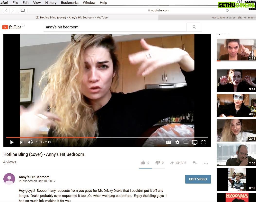 Annie Murphy Instagram - My friend started a YouTube channel where she shreds amazing guitar and teaches people how to be better at things. Check it out. Her link's in my bio.