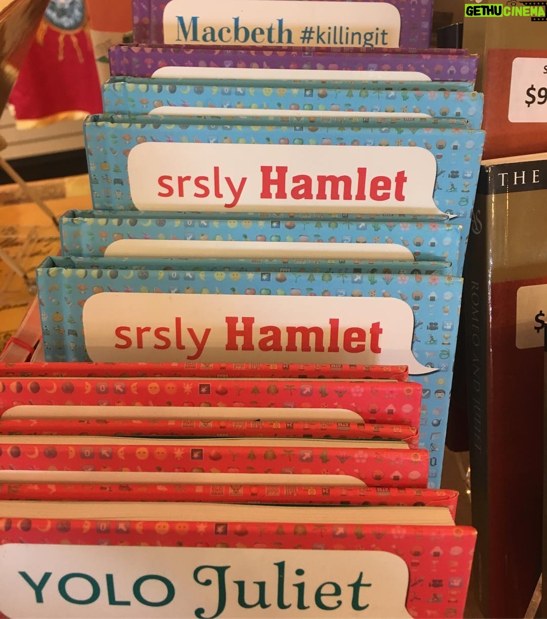 Annie Murphy Instagram - I HAVE AN IDEA LET'S MAKE SMART THINGS STUPID IT'S GONNA BE GREAT Stratford Festival