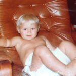 Annie Murphy Instagram - Happy birthday to this little hunk of lard, @mennovers. May your chair always be comfortable, your diaper always be roomy, and your beautiful head always be a perfect sphere.