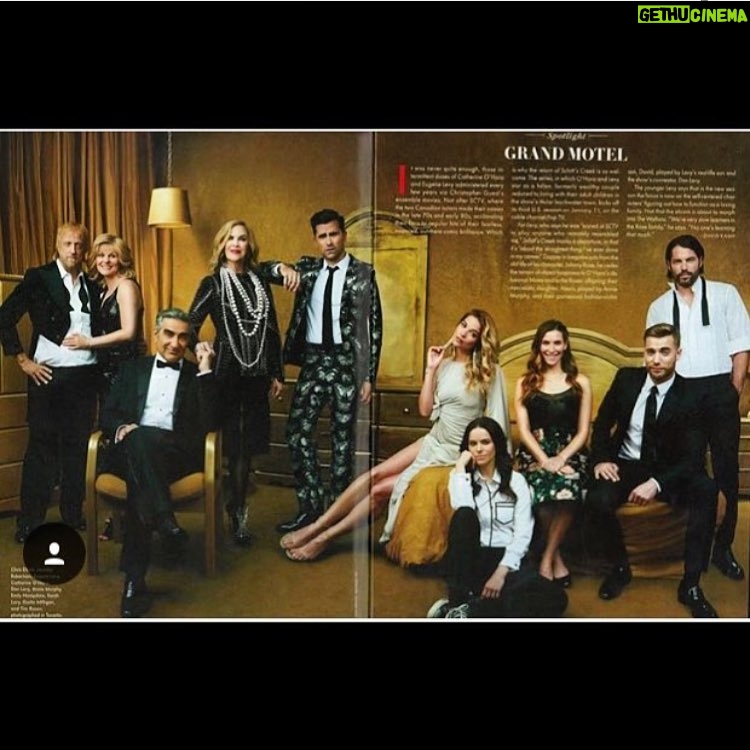 Annie Murphy Instagram - Considering getting this as a chest-piece or perhaps a fresco. Oh. Wow. Woweeeeee! #schittscreek #vanityfair